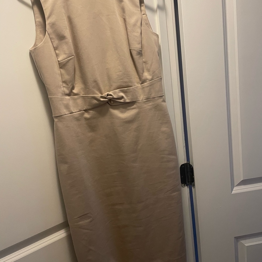 Tan Sleeveless Dress